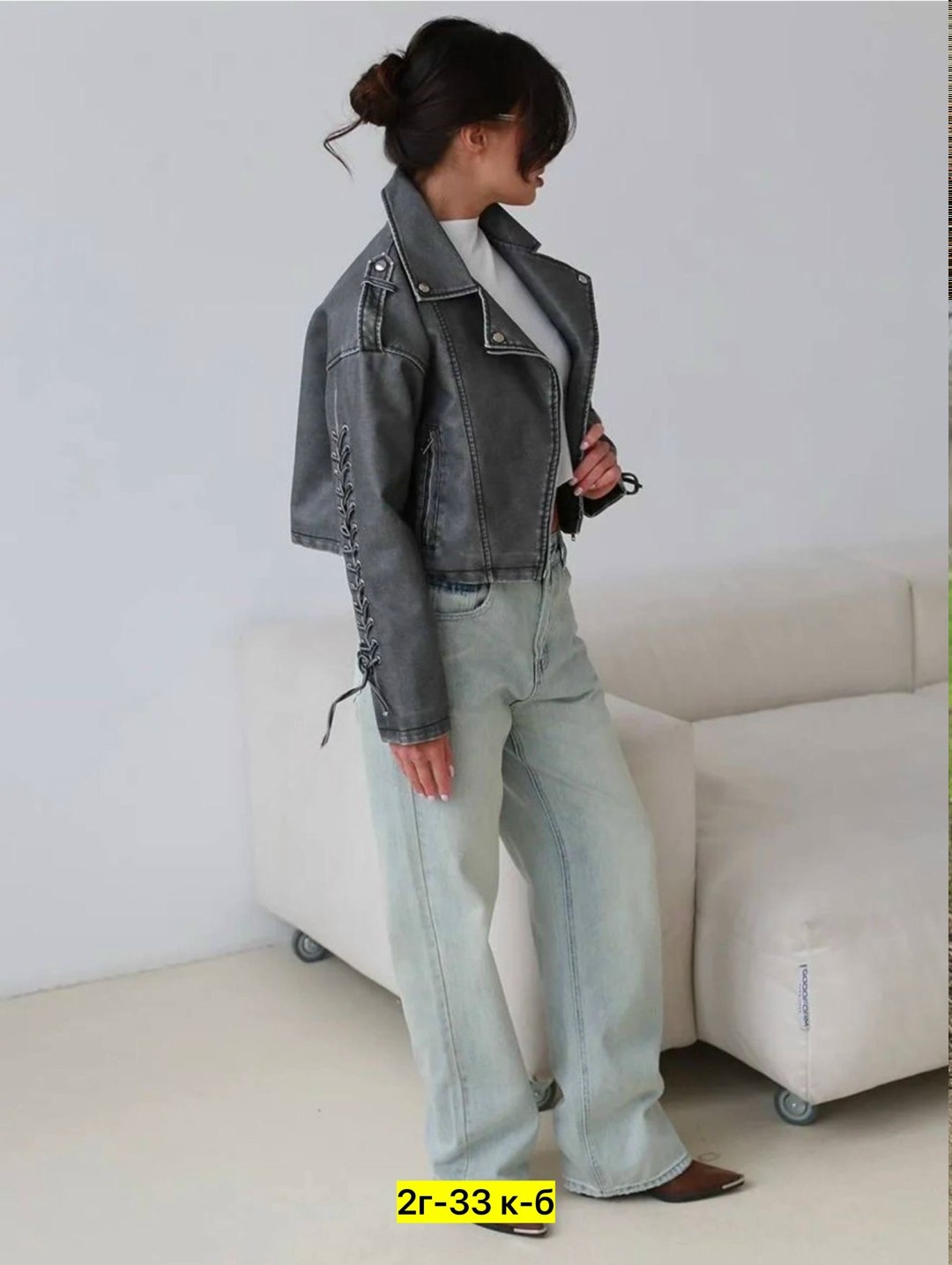 косуха винтажная куртка кожаная oversize серая monyken,куртка косуха,косуха,куртка женская,кожаная куртка косуха