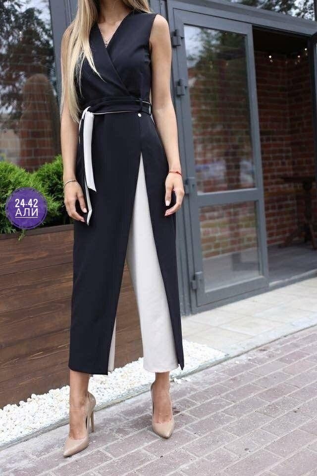 брючный комбинезон,комбинезон twin trend женский брючный вечерний нарядный классический брюки клеш палаццо,комбинезон женский вечерний,комбинезон с брюками,комбинезон женский