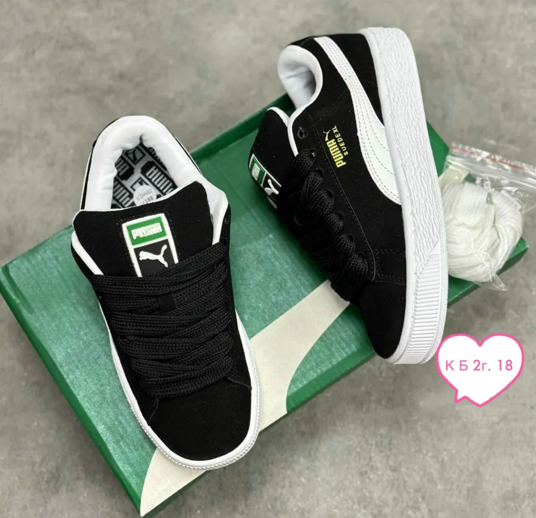 кроссовки puma suede xl,кроссовки puma,кроссовки puma suede,кроссовки suede xl puma цвет черный белый,кроссовки женские puma