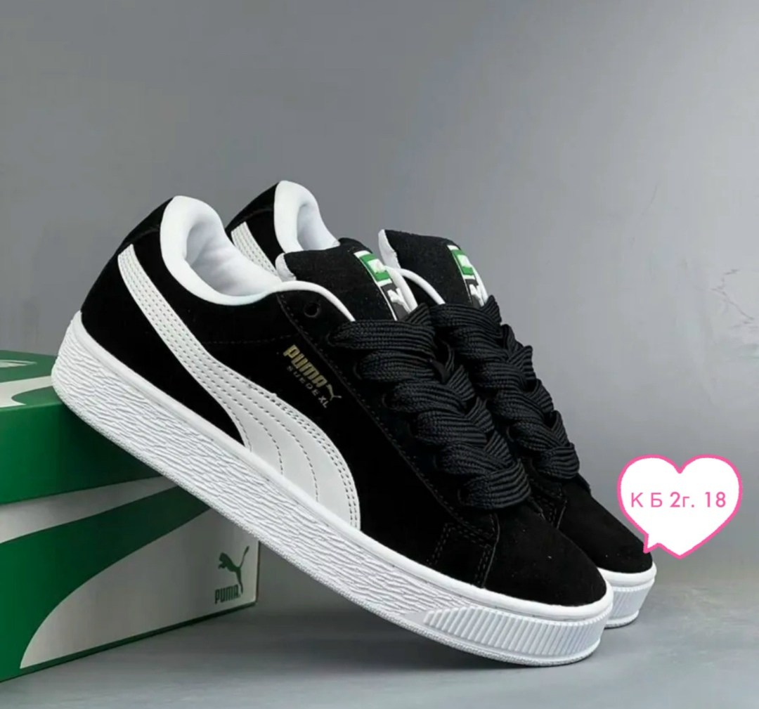 кроссовки puma suede xl,кроссовки puma,кроссовки puma suede,кроссовки suede xl puma цвет черный белый,кроссовки женские puma