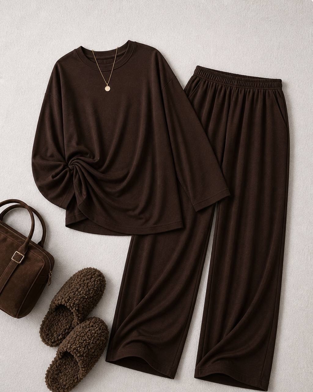 костюм домашний брючный c длинными рукавами pim mono clothes,брючные женские костюмы,костюм домашний,женский костюм с брюками,брючный комплект