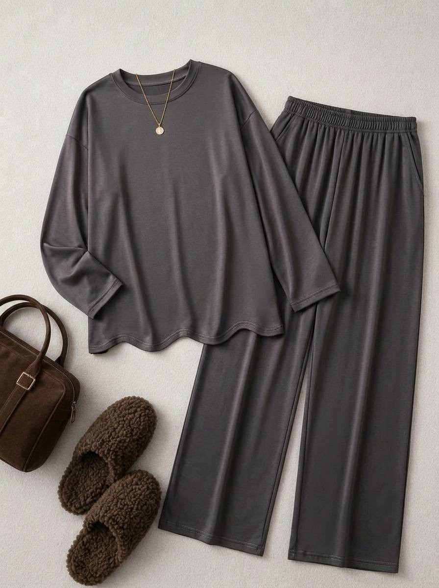 костюм домашний брючный c длинными рукавами pim mono clothes,брючные женские костюмы,костюм домашний,женский костюм с брюками,брючный комплект