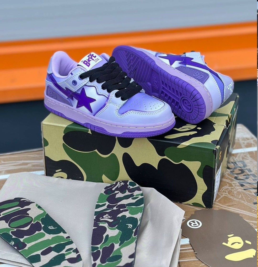 кроссовки bape,кроссовки bape sta,кроссовки bape sta фиолетовые,кроссовки,фиолетовые кроссовки