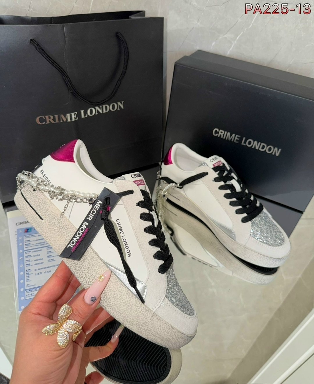 sk8 deluxe женские низкие кожаные кроссовки шлемофонного типа crime london белый,кроссовки crime london,,кеды женские crime london sk8 deluxe,кожаные кеды crime london