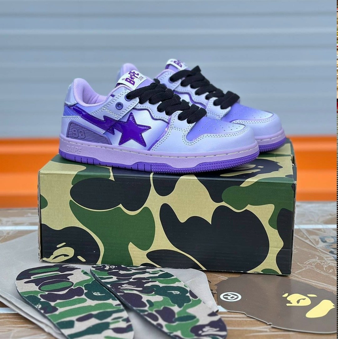 кроссовки bape,кроссовки bape sta,кроссовки bape sta фиолетовые,кроссовки,фиолетовые кроссовки