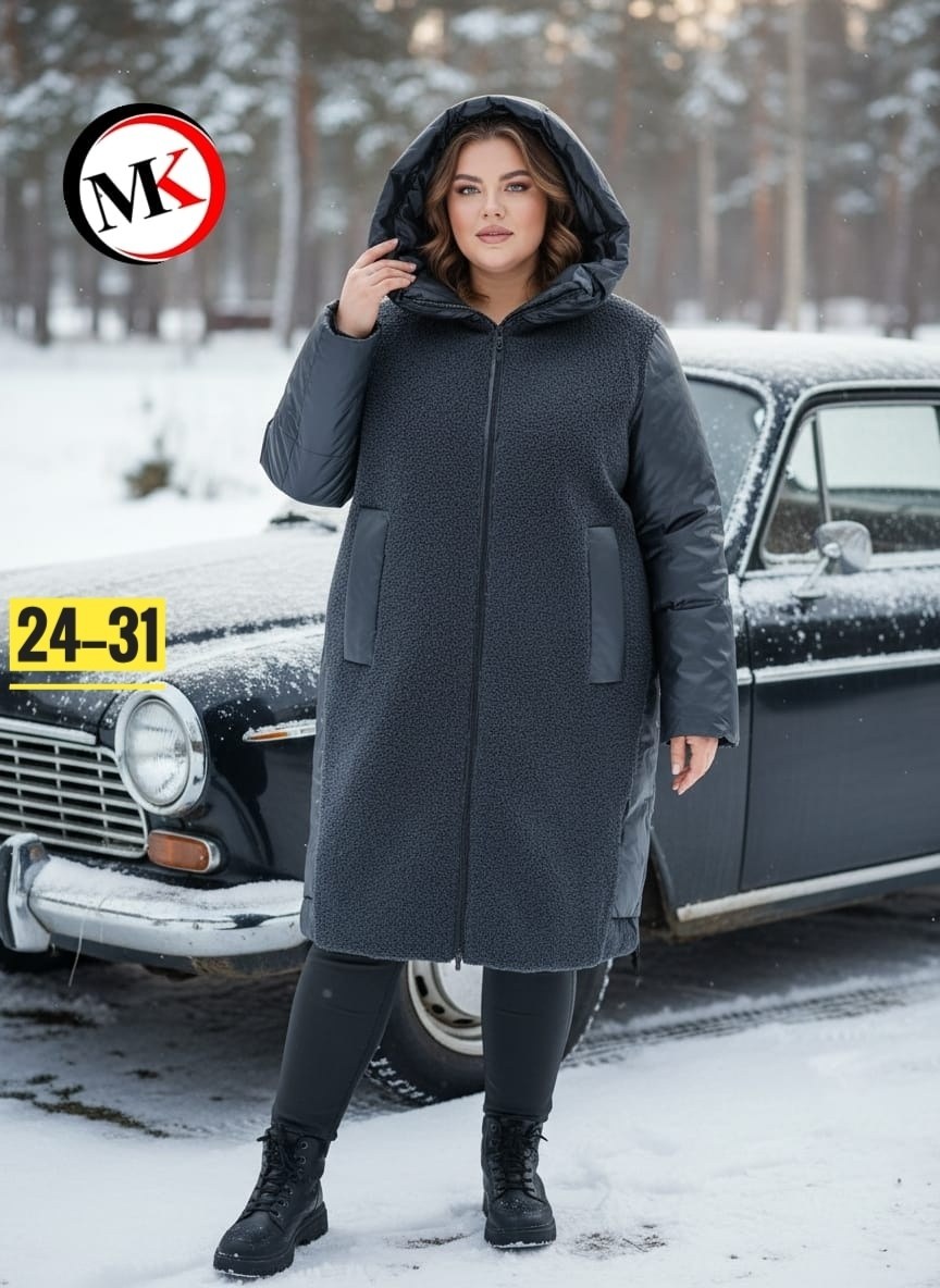 комбинированное пальто,пальто женские,куртка удлиненная,пальто,зимнее женское пальто