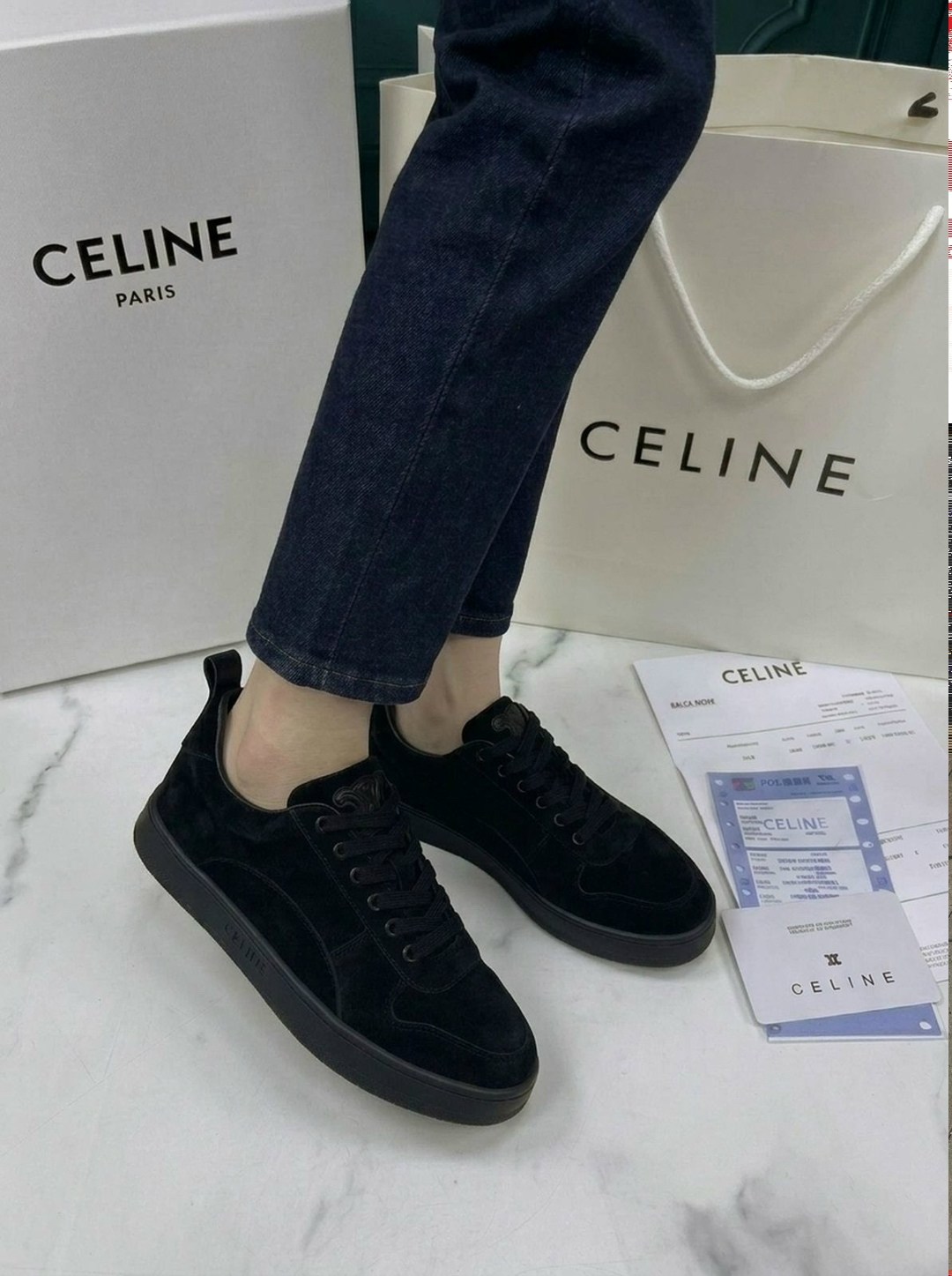 ,кроссовки celine,кроссовки женскиe,замшевые кроссовки,кроссовки черные