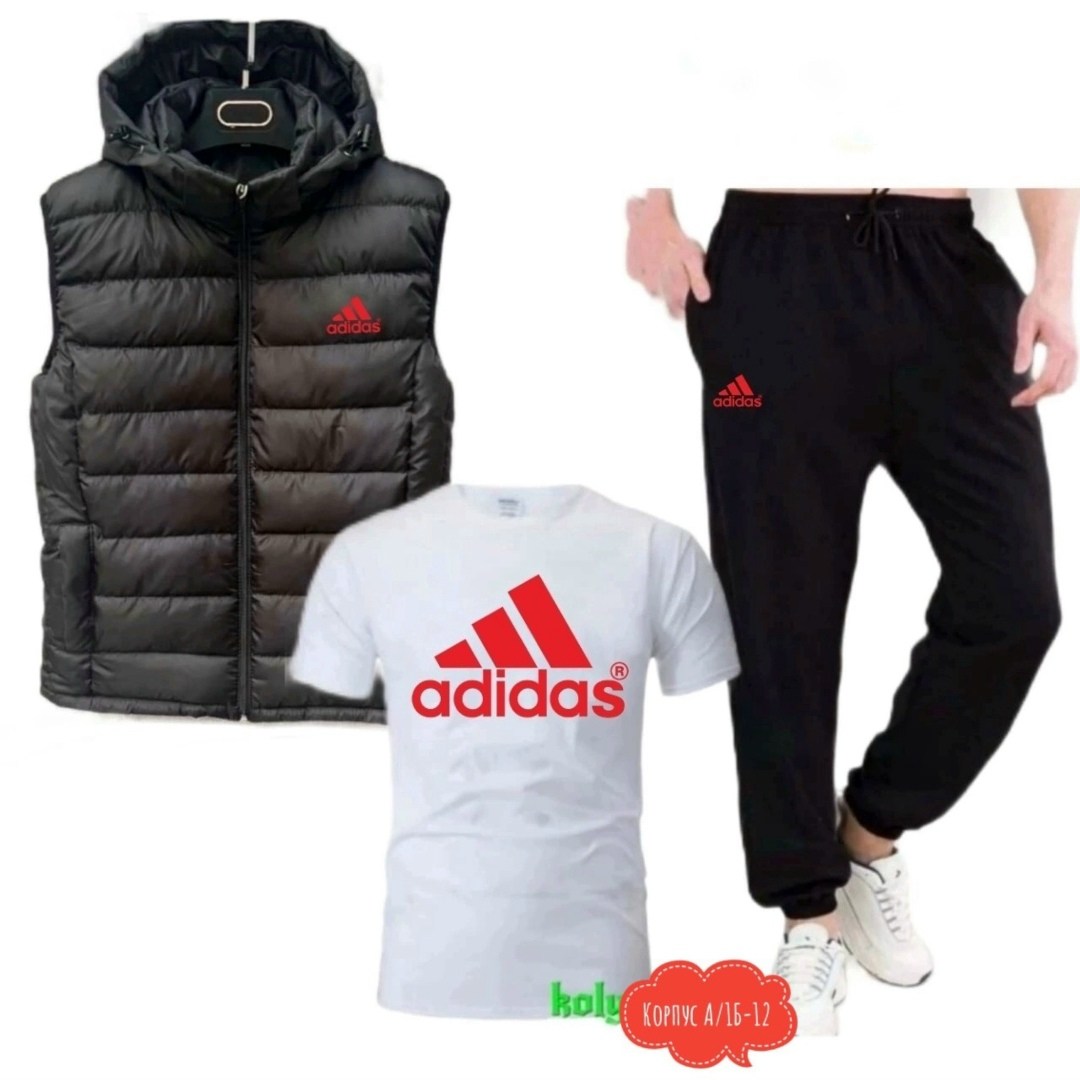 спортивные мужские костюмы,мужские жилеты adidas,комплект костюм,костюм для мужчин,мужские костюмы