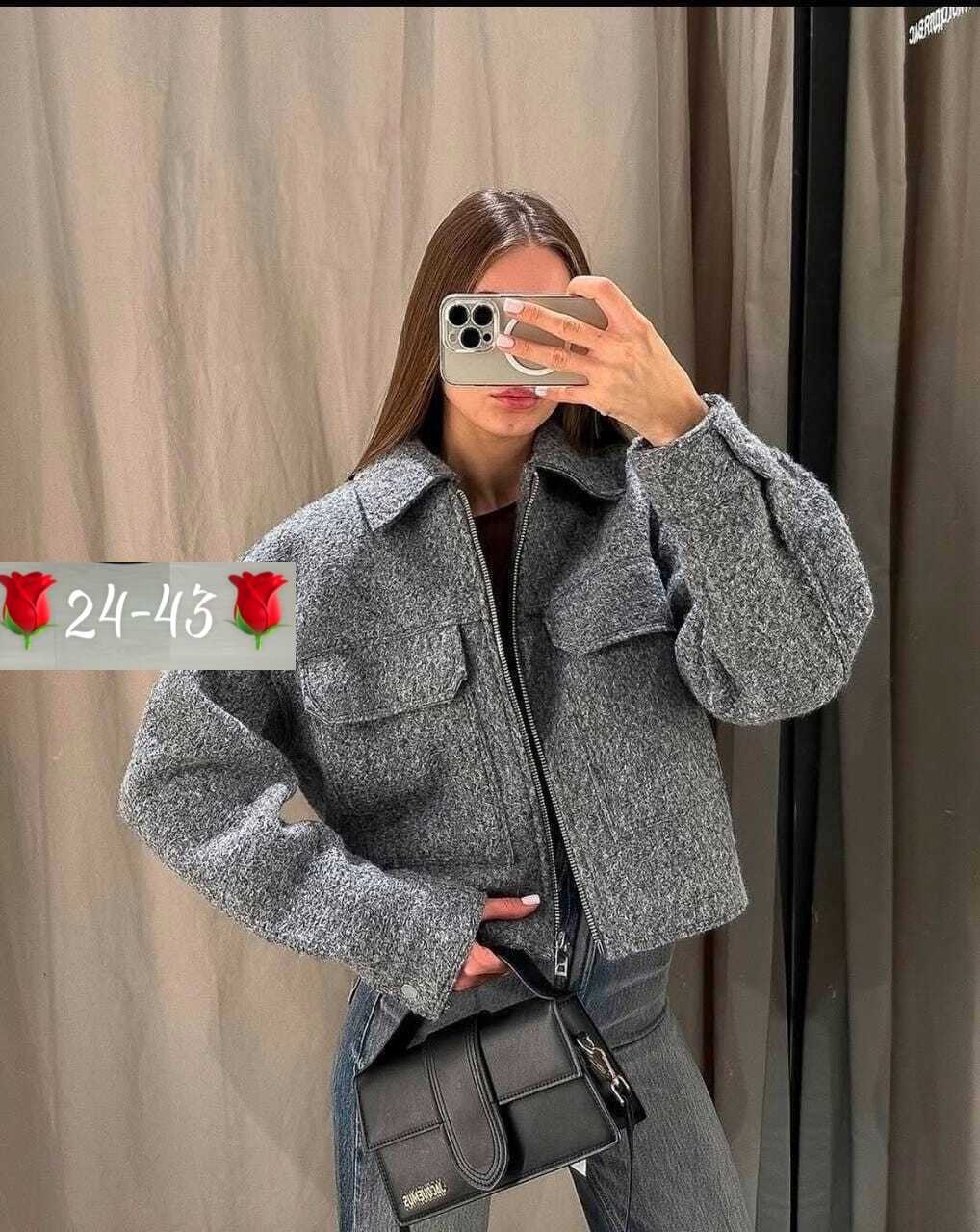 куртка женская,короткая куртка из букле zara серый,шерстяная куртка,куртка пальто,женская демисезонная куртка