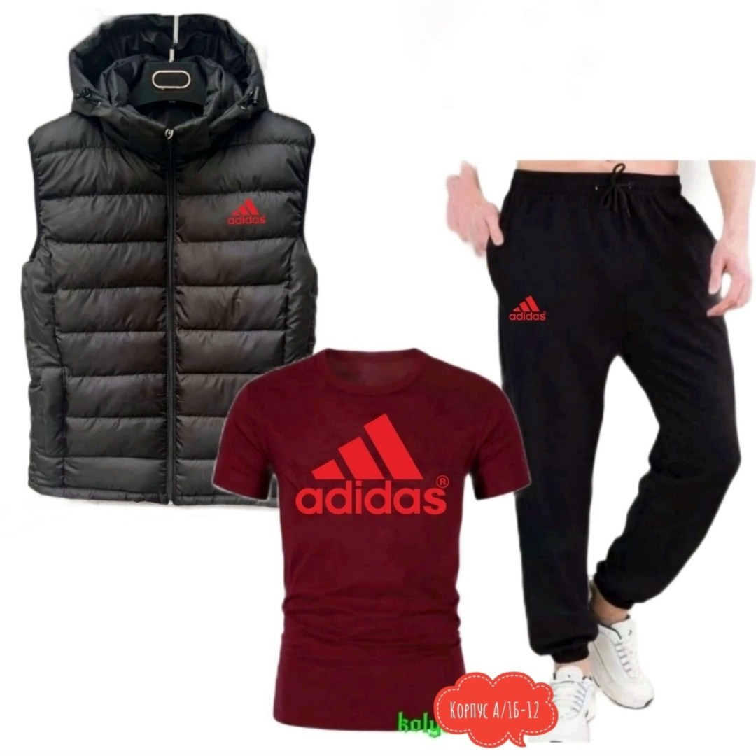 спортивные мужские костюмы,мужские жилеты adidas,комплект костюм,костюм для мужчин,мужские костюмы