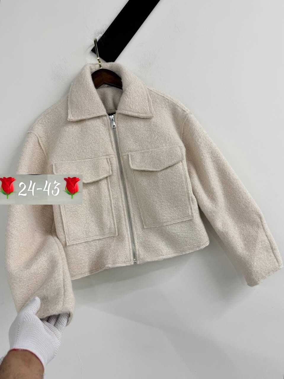 короткая куртка из букле zara серый,куртка женская,укороченная куртка букле zara v143906466 цвет: серый,куртка пальто,шерстяная куртка