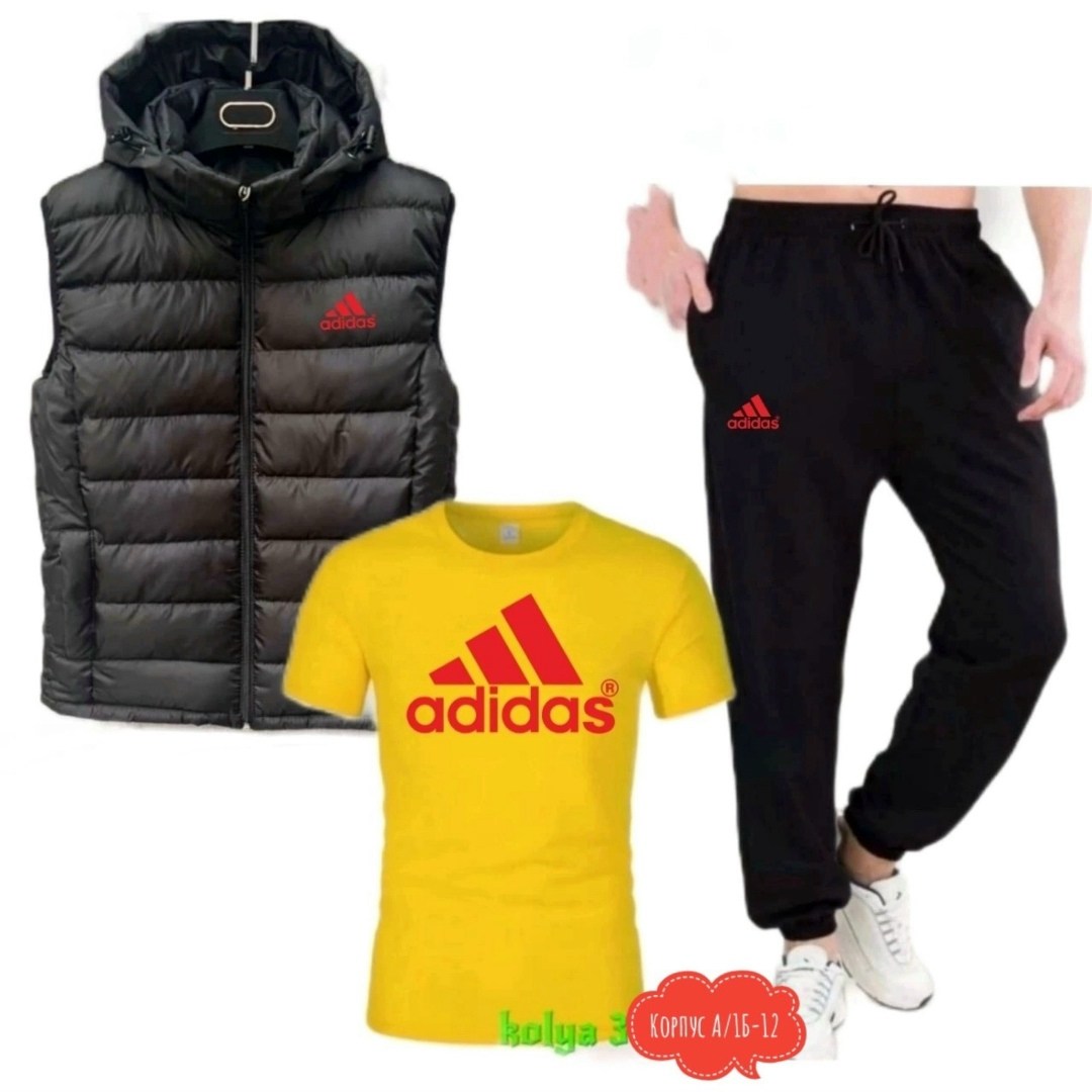спортивные мужские костюмы,мужские жилеты adidas,комплект костюм,костюм для мужчин,мужские костюмы