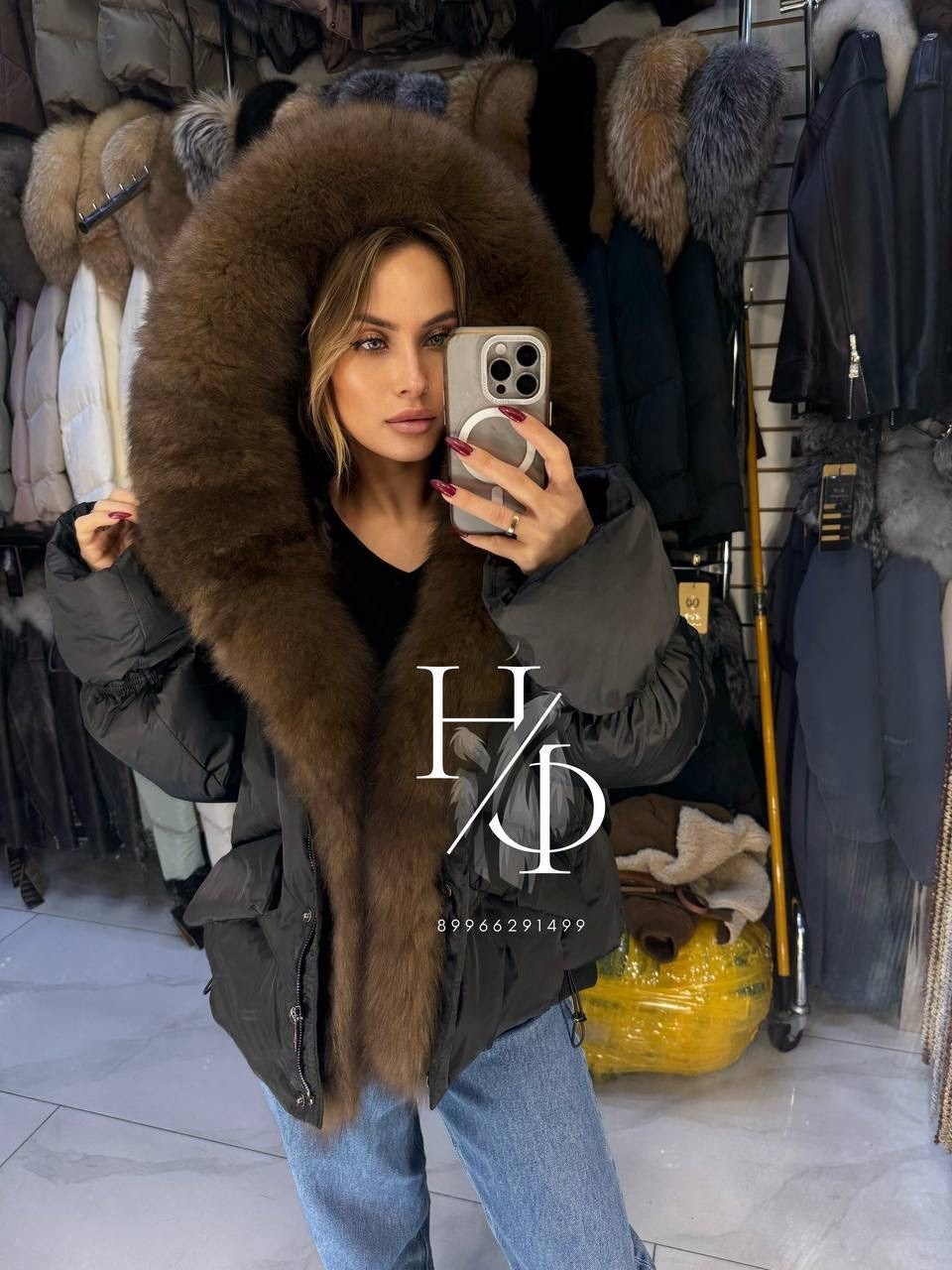 куртка - пуховик с мехом песца city furs,парка люкс с мехом песца,парка с натуральным мехом,парка мехом,пуховик с натуральным мехом
