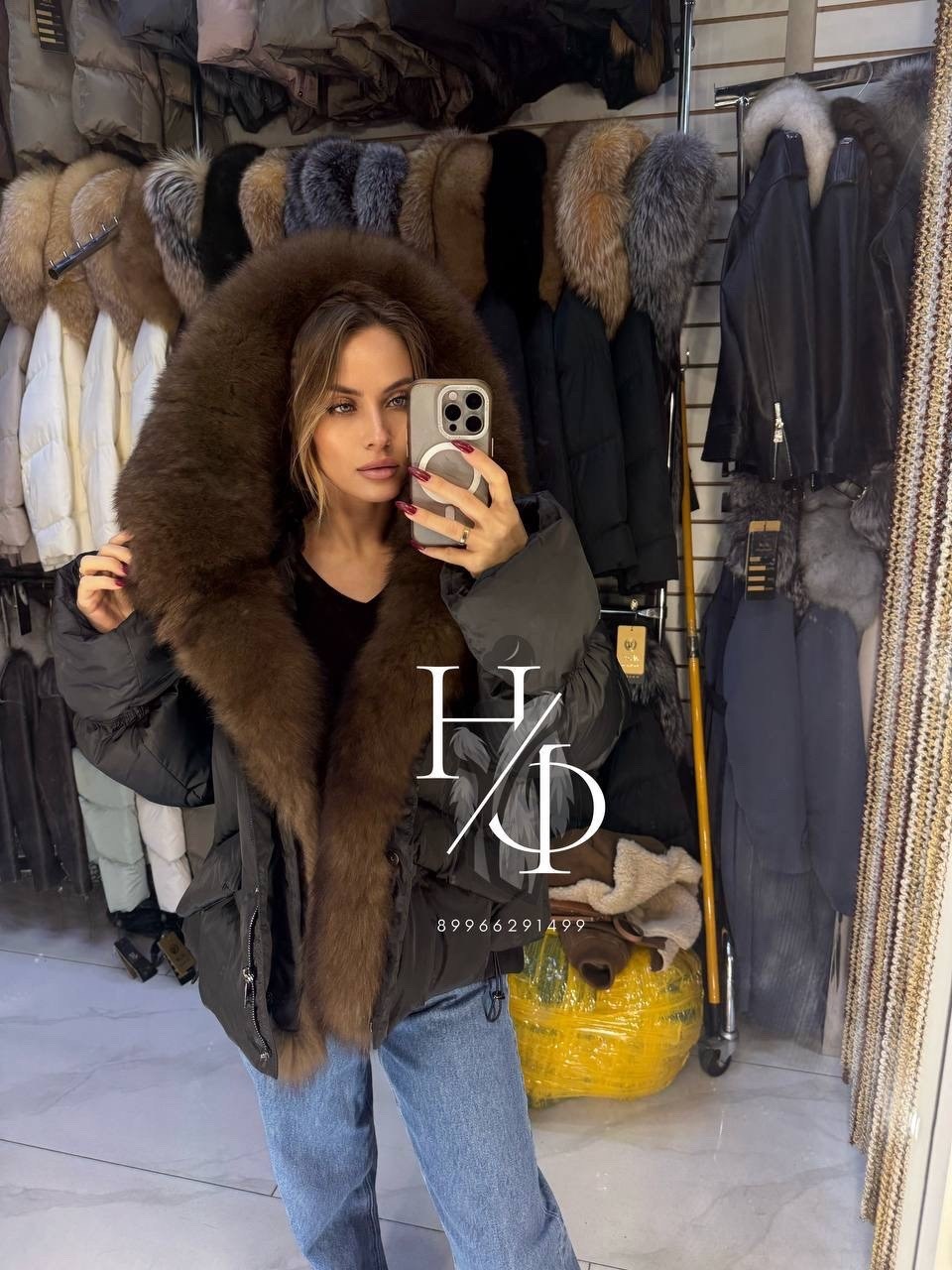 куртка - пуховик с мехом песца city furs,парка люкс с мехом песца,парка с натуральным мехом,парка мехом,пуховик с натуральным мехом