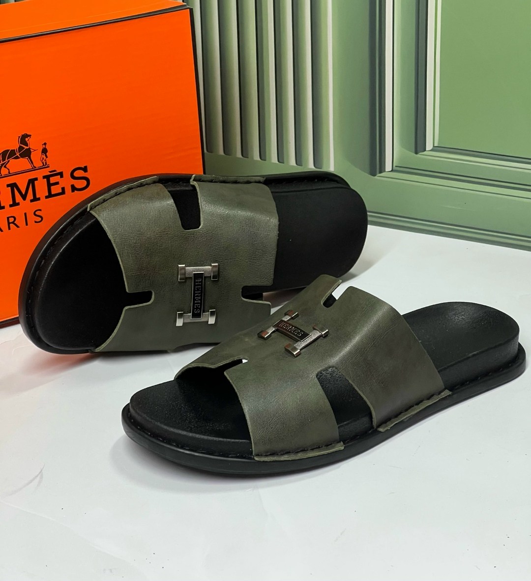 шлепанцы hermes,,шлепанцы мужские,шлепки hermes,тапочки hermes