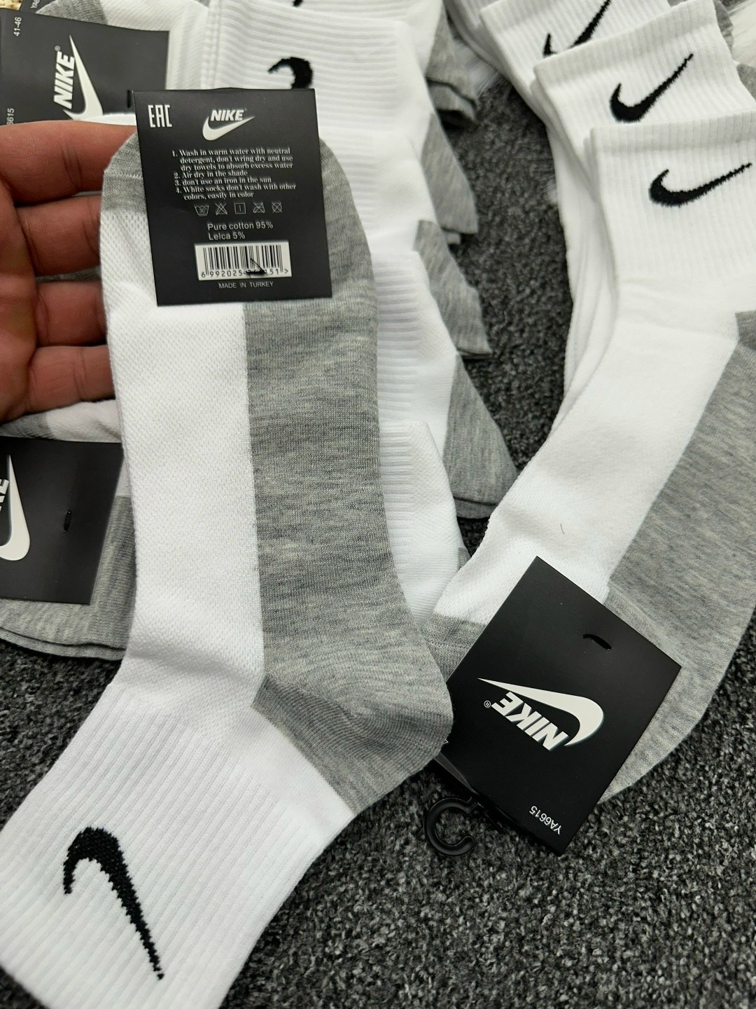носки мужские 10 пар nike,носки nike высокие,носки мужские nike спорт,спортивные носки nike набор средних носков 5 пар,носки найк