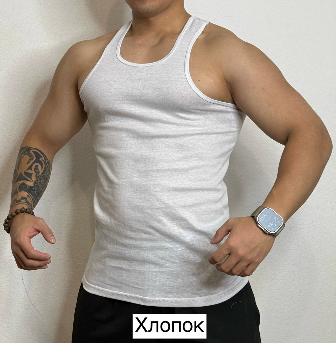 майка базовая серая хлопок 100% romanduc,майка базовая серая хлопок 100% romanduc 314106656,майка базовая серая хлопок 100,мужские майки,майка комплект