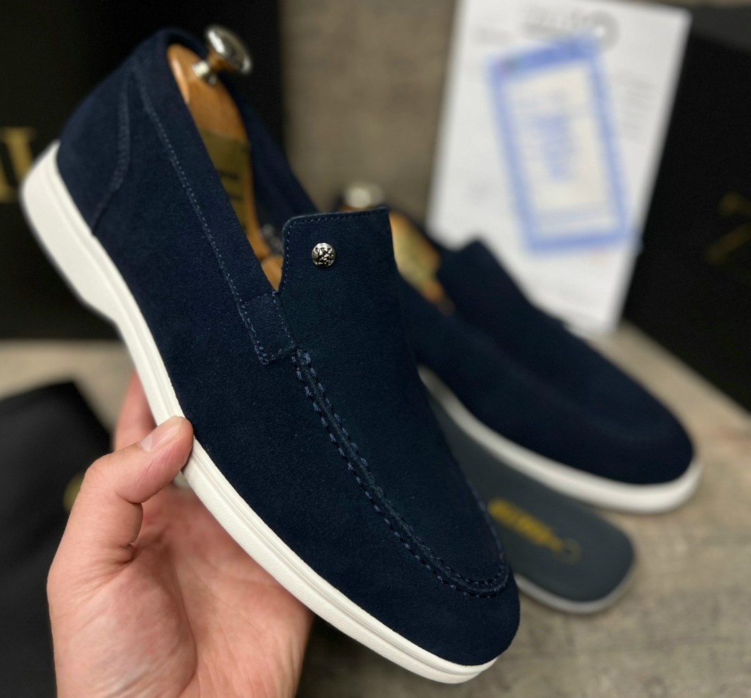 ,лоферы мужские loro piana,лоферы loro piana summer walk синие,лоферы мужские замшевые,лоферы loro piana