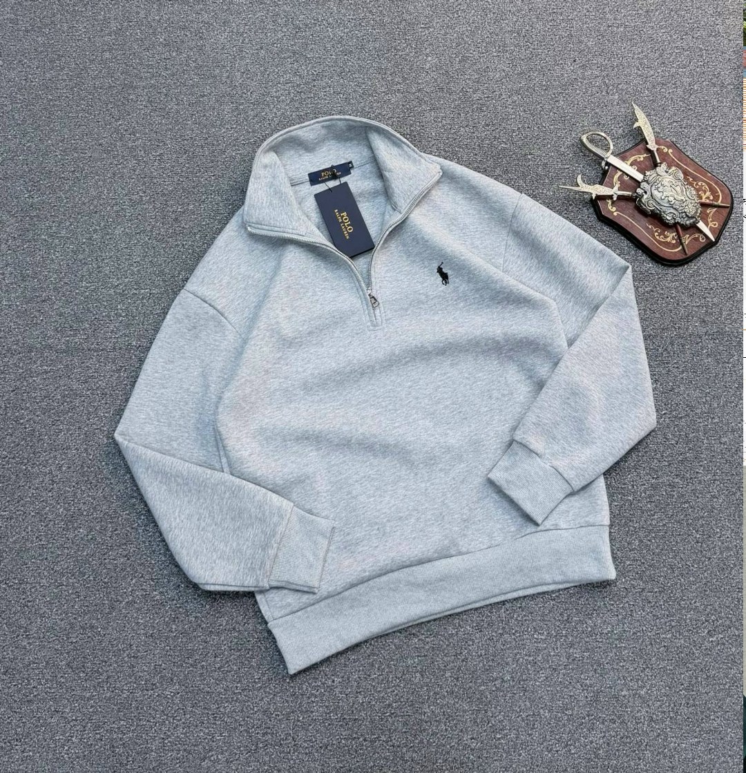джемпер polo ralph lauren vintage fleece quarter zip sweat,мужской серый свитер от polo ralph lauren,polo ralph lauren джемпер,polo ralph lauren cruise fleece grey quarter zip,кофта поло