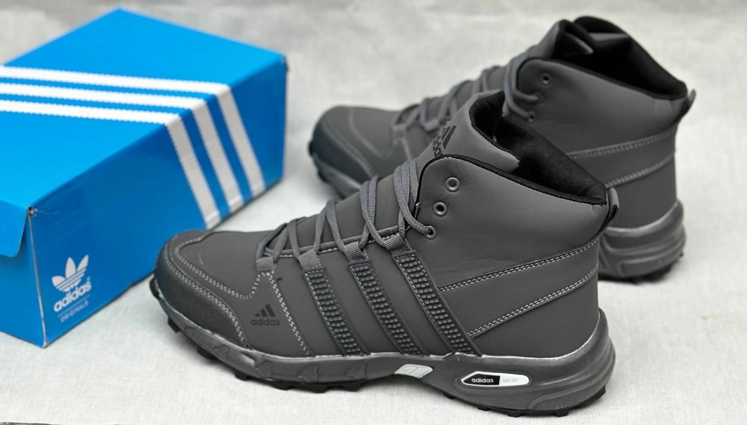 мужские зимние кроссовки adidas,зимние кроссовки adidas,кроссовки для мужчин,зимние мужские adidas climaproof высокие чёрные,тёплые зимние кроссовки с мехом adidas climaproof 8696а-7