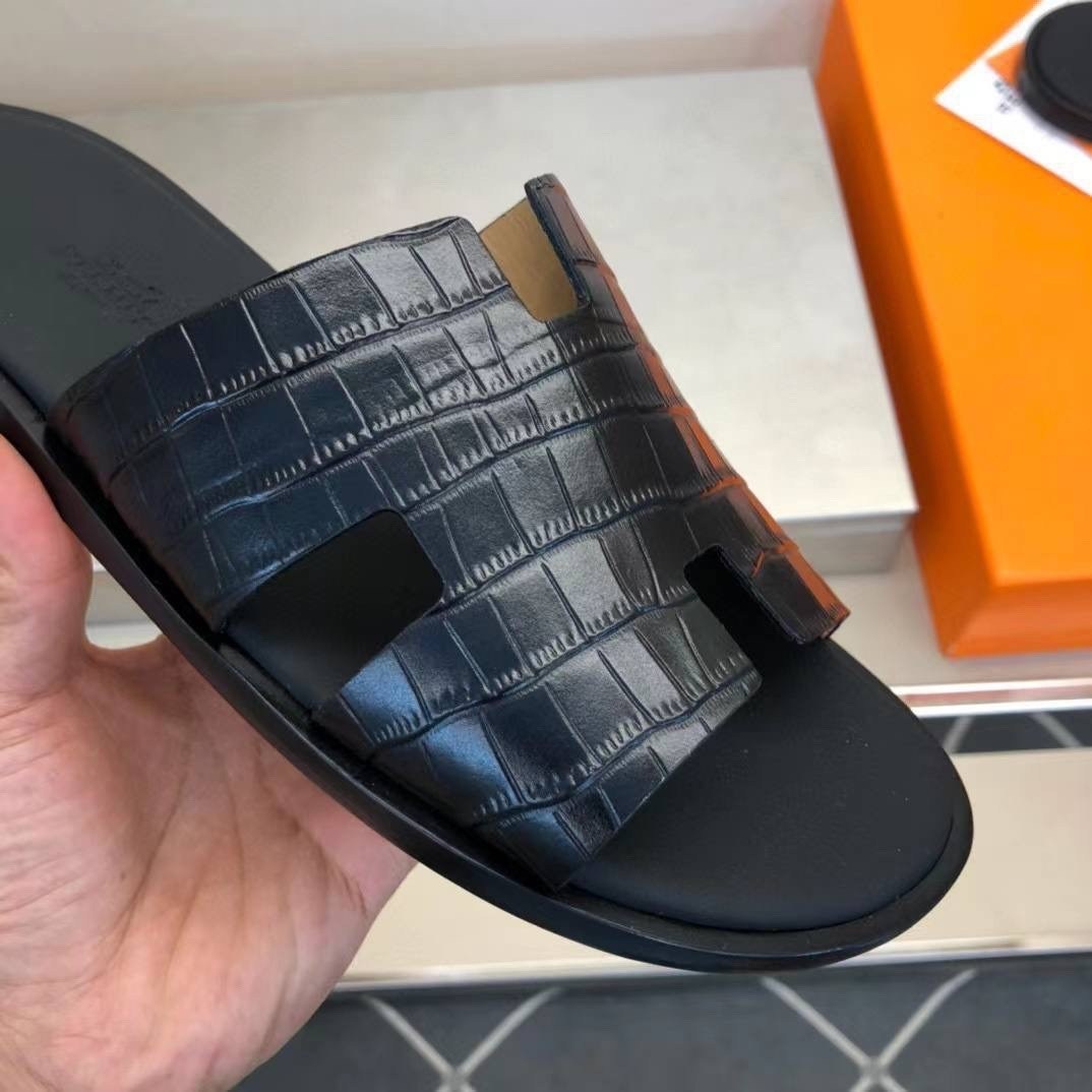 крокодиловые шлепки эрмес мужские,шлепанцы мужские hermes,шлепанцы мужские кожаные,шлепки гермес черные мужские,мужские шлепанцы