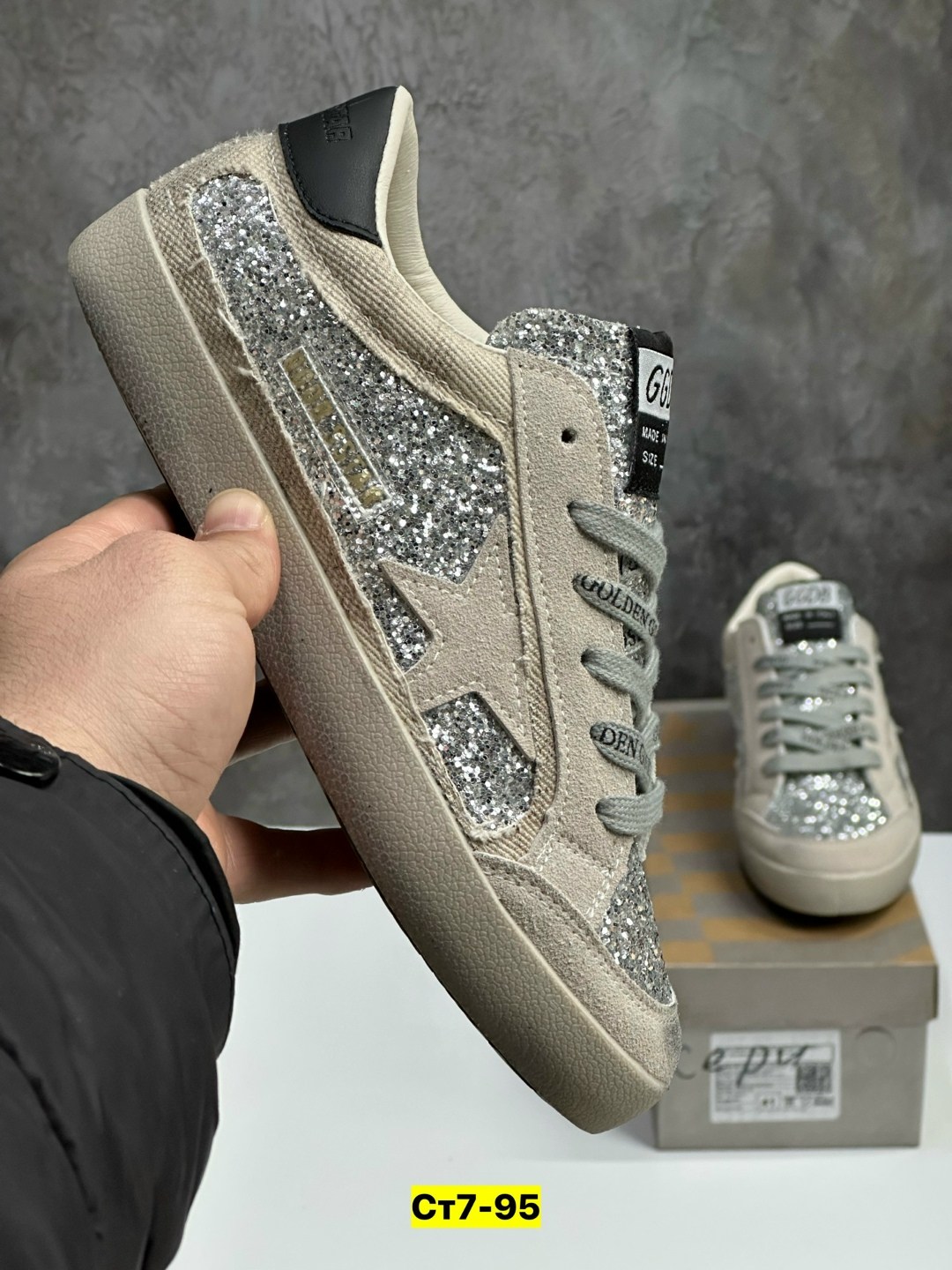 ,кеды golden goose женские,golden goose кеды v-star с блестками серебристый,golden goose кеды super-star с блестками серебристый,кеды golden goose
