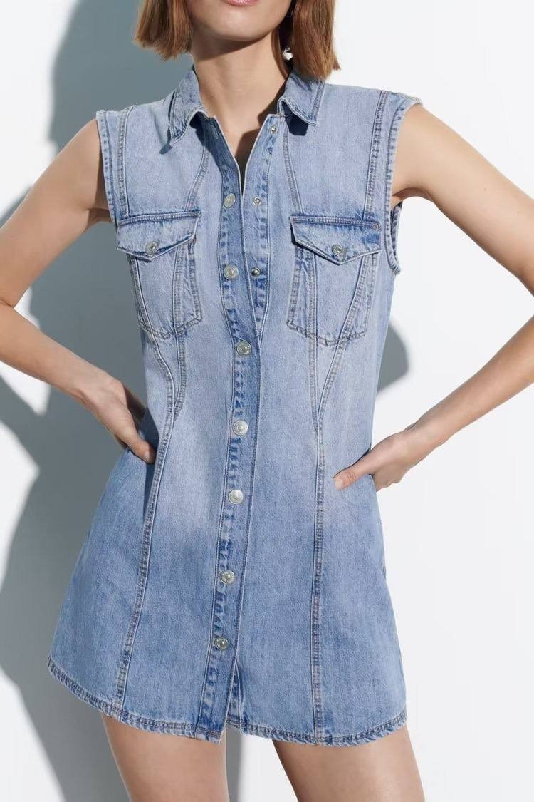 женское джинсовое платье без рукавов,женское джинсовое платье,джинсовая платье,зара платье деним,джинсовое платье asos denim