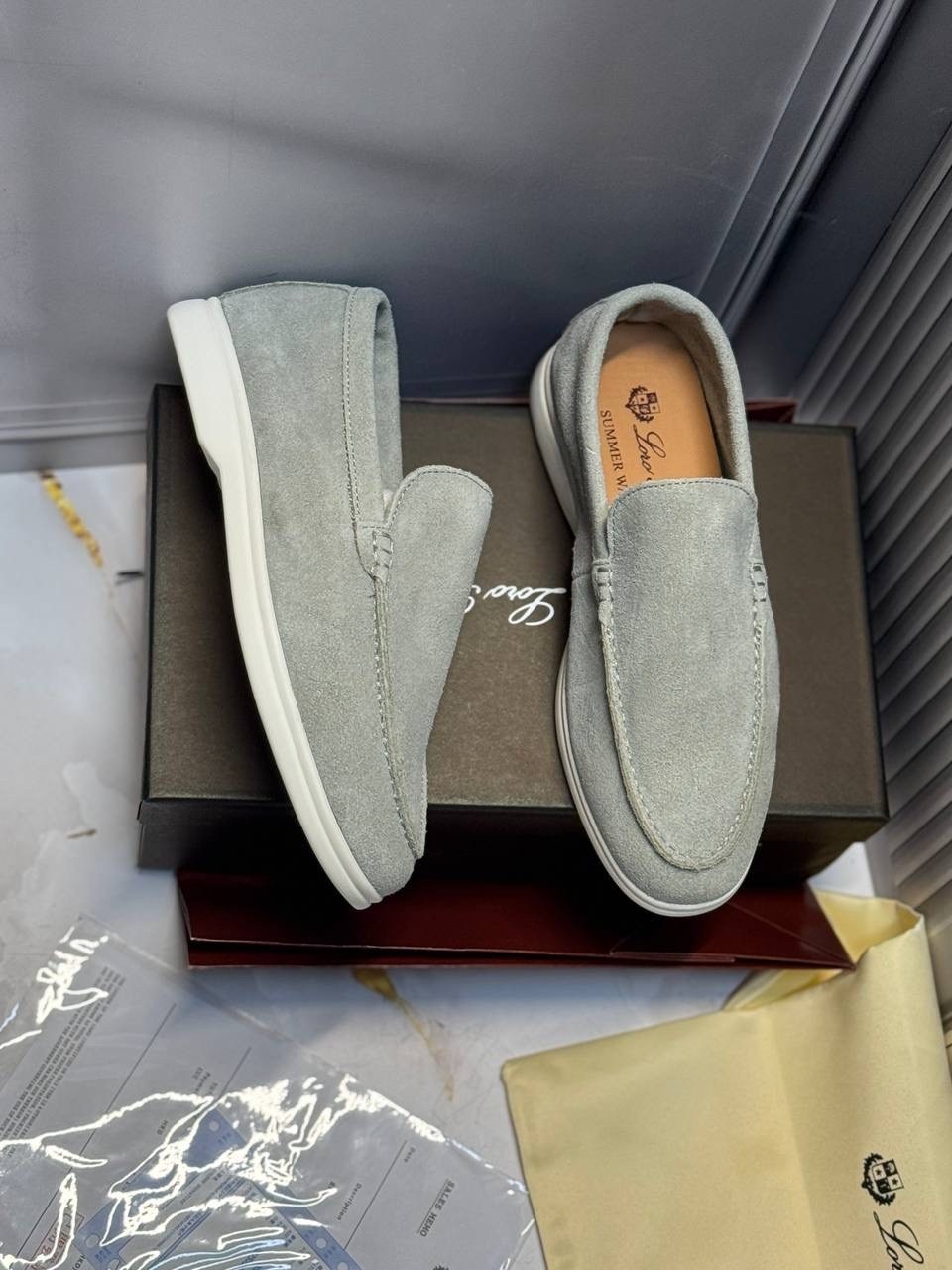 лоферы из натуральной замши loro piana,loro piana мужские лоферы,лоферы loro piana,лоферы из натуральной замши loro piana premium shoes,