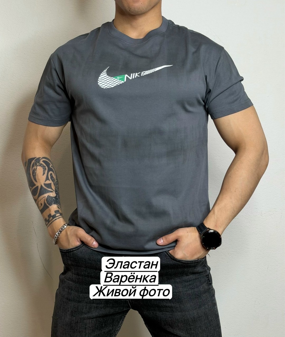 мужская футболка,футболка хлопок nike варенка,футболки для мужчин,футболка зелено,футболка