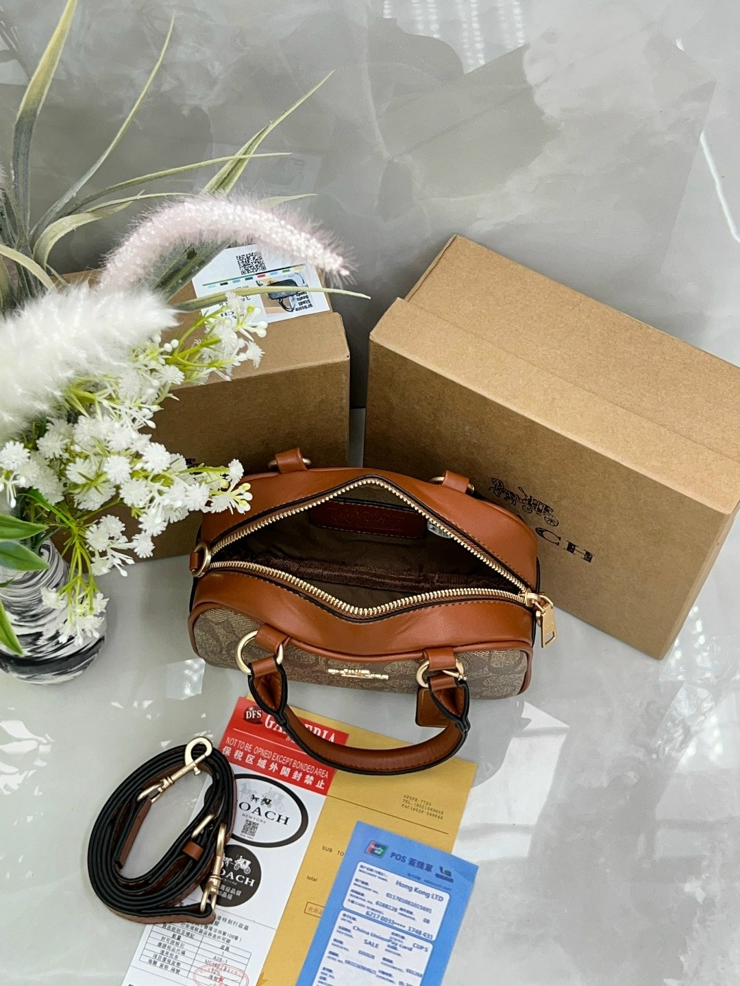сумка coach,сумка,сумка женская coach,сумка coach коричневая,женская большая сумка с принтом coach