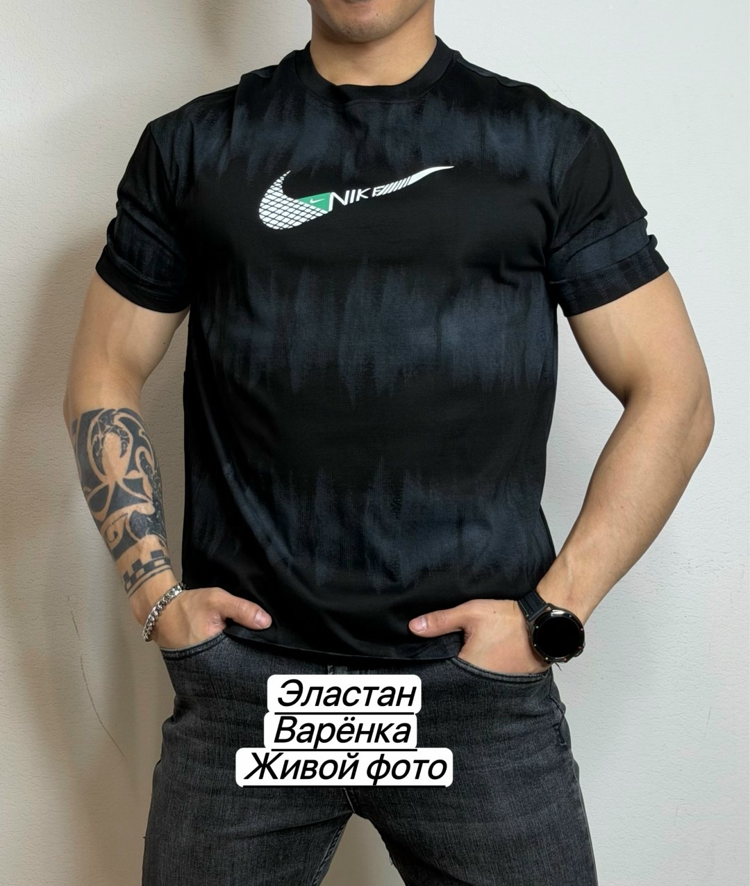 мужская футболка,футболка хлопок nike варенка,футболки для мужчин,футболка зелено,футболка