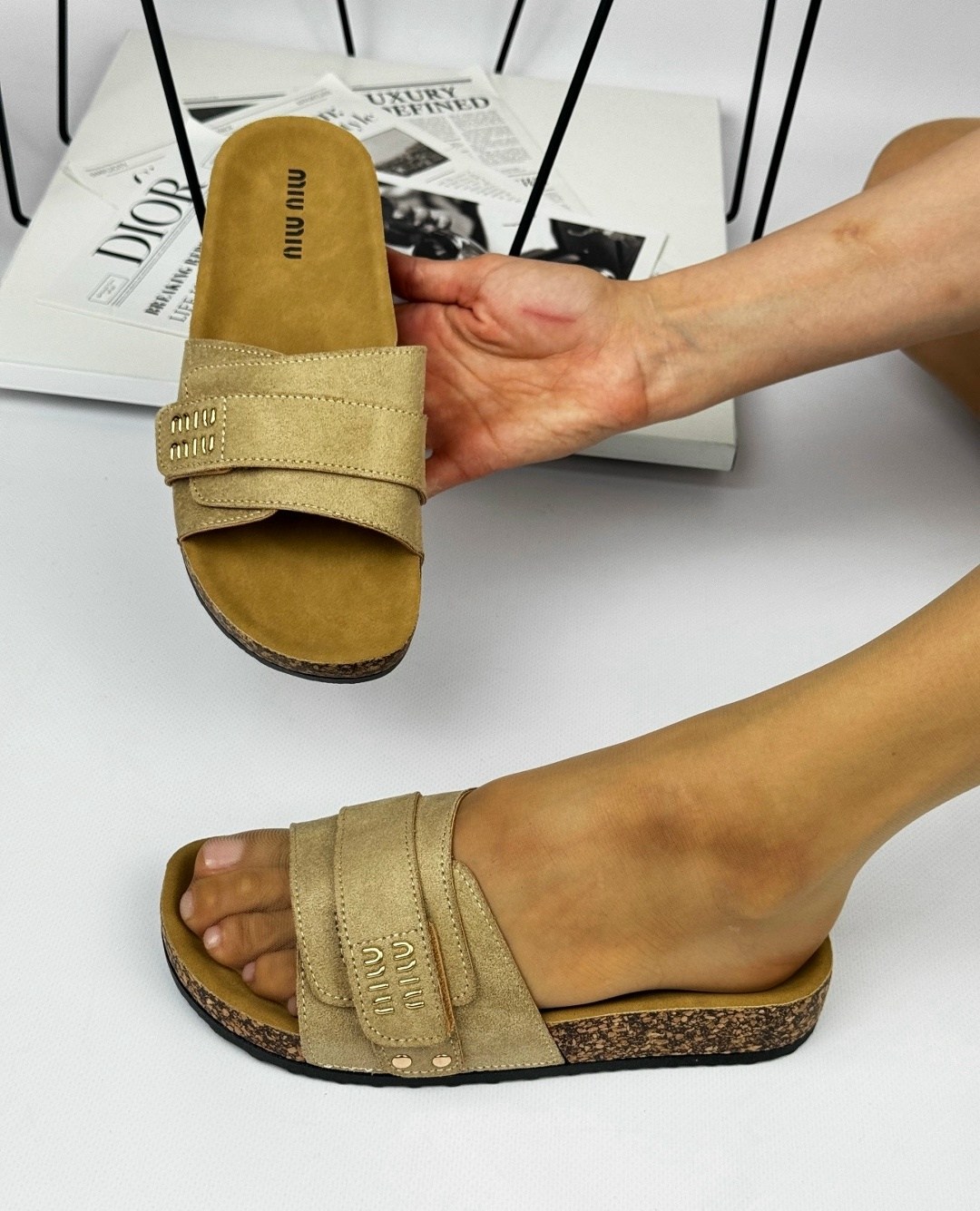 шлёпанцы miu miu,женские шлепанцы,,шлепанцы летние,женские шлепки