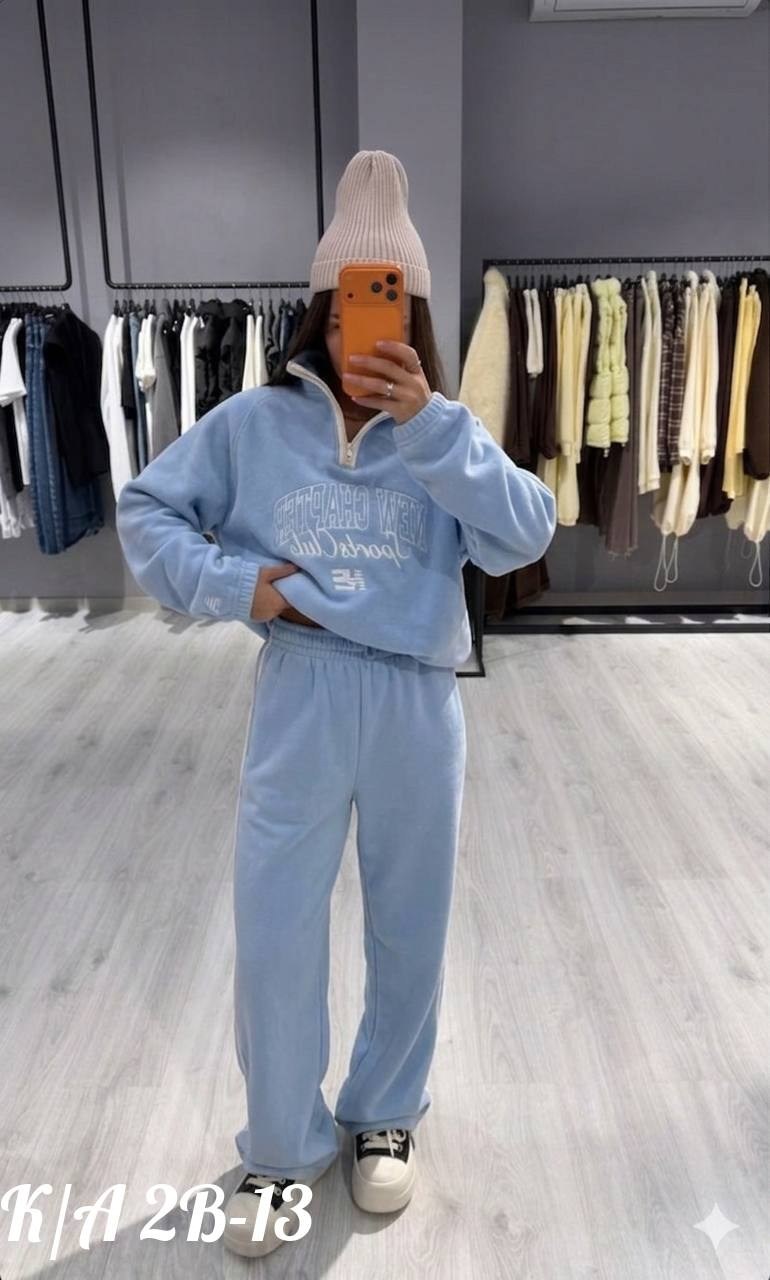 спортивный костюм двойка sporty&rich w suits,спортивный костюм двойка sporty&rich w suits цвет желтый лимонный,спортивный костюм женский,костюм спортивный на молнии палаццо с кулиской 05mrk цвет желты