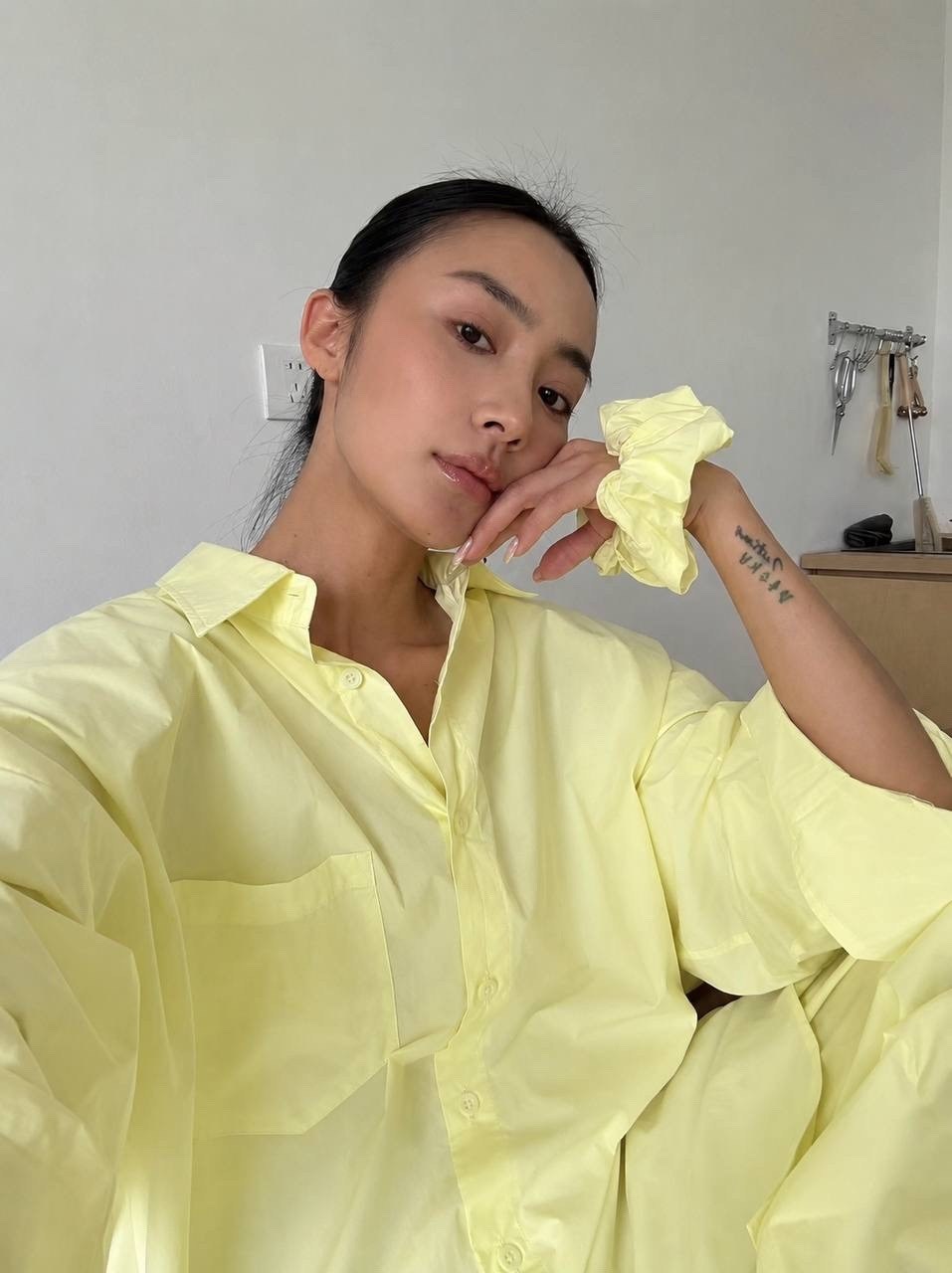 идеальный костюм изо льна: рубашка + брюки, lemon - l-xl,идеальный костюм изо льна рубашка + брюки lemon,брючный костюм,летние костюмы