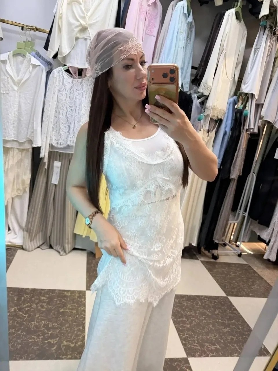 ,костюм,блузка с гипюром,блуза