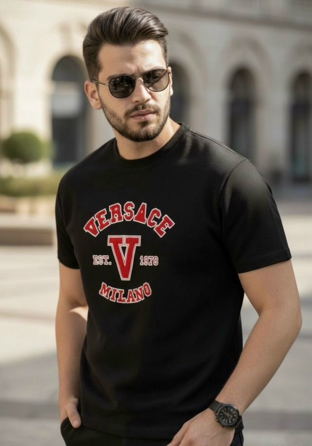мужской футболка,мужские футболки versace,футболка,мужская базовая футболка,футболка версаче