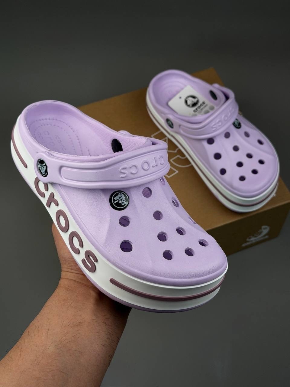 жіночі крокси crocs bayaband clog lavender,сабо crocs,женские кроксы,сабо crocs bayaband clog,сабо кроксы женские