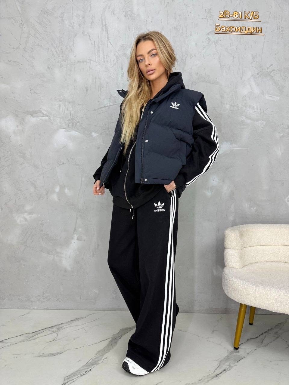 костюм женский тройка теплый с жилетом,спортивный костюм женский тройка balenciaga adidas,спортивные костюмы женские,костюм спортивный,женский костюм тройка