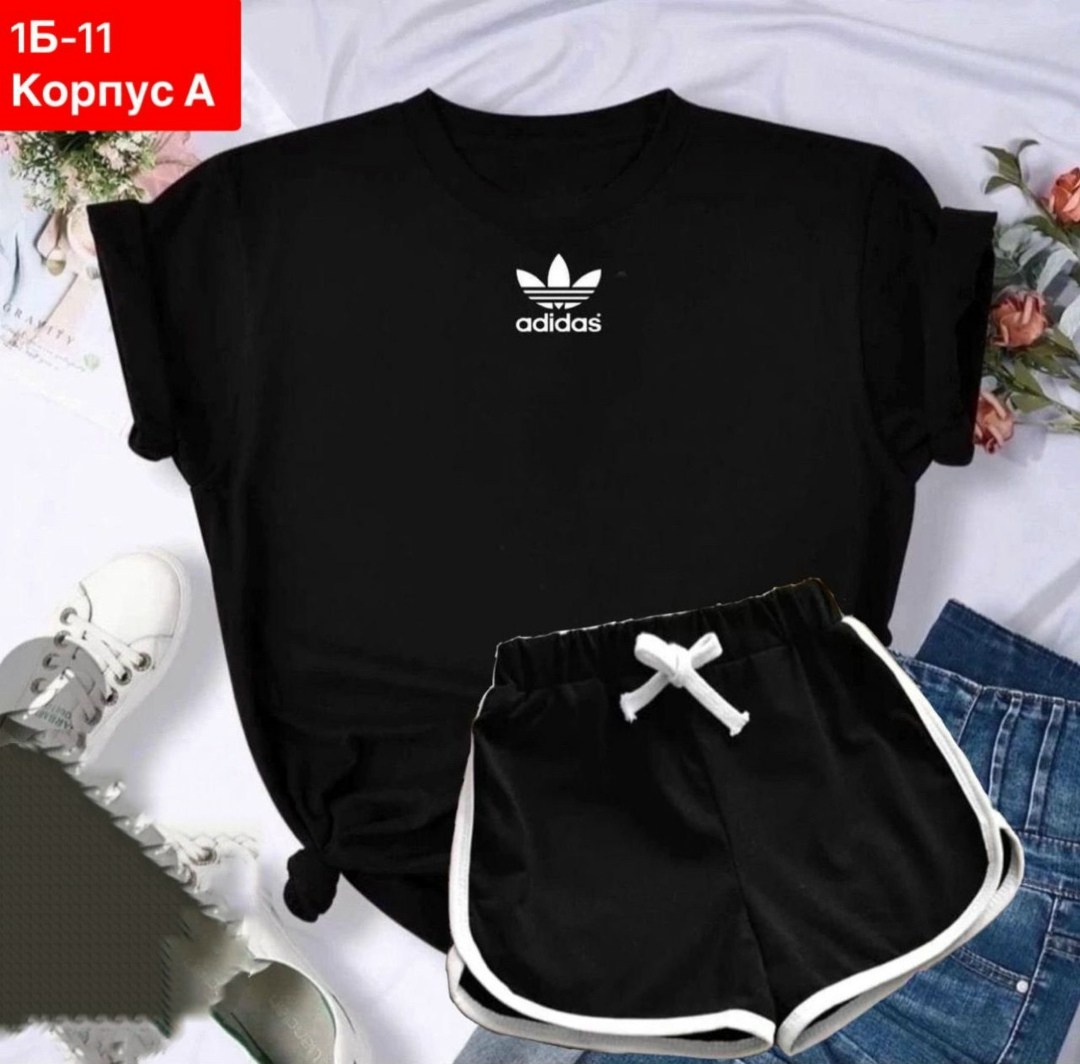 женский костюм с шортами,женские костюмы,костюм спортивный adidas,костюм спортивный adidas sportswear,костюм для девушек