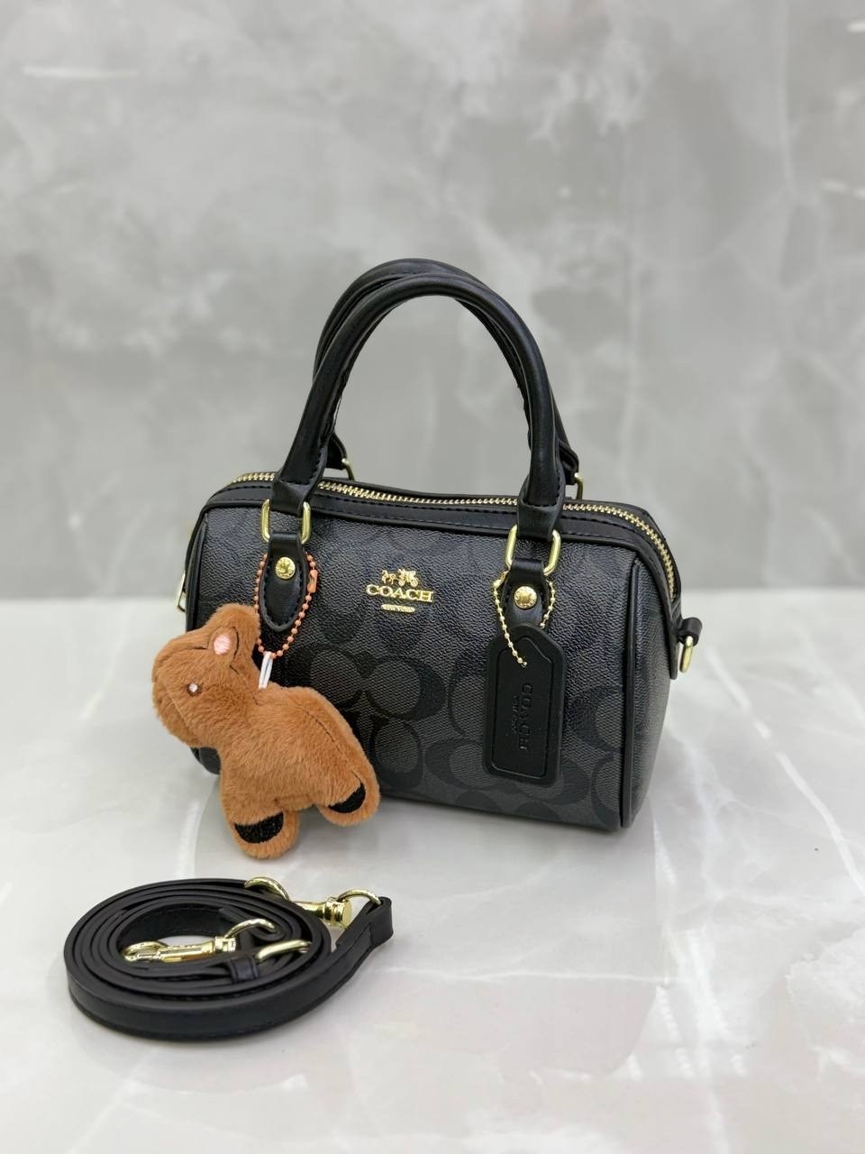 сумка женская coach,coach сумка,coach сумка rowan satchel in signature canvas,сумка coach коричневая,сумка