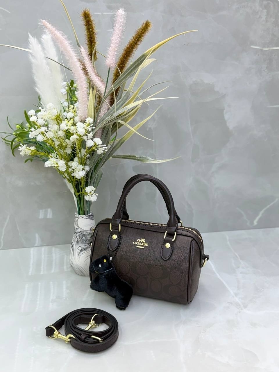 сумка женская coach,coach сумка,coach сумка rowan satchel in signature canvas,сумка coach коричневая,сумка