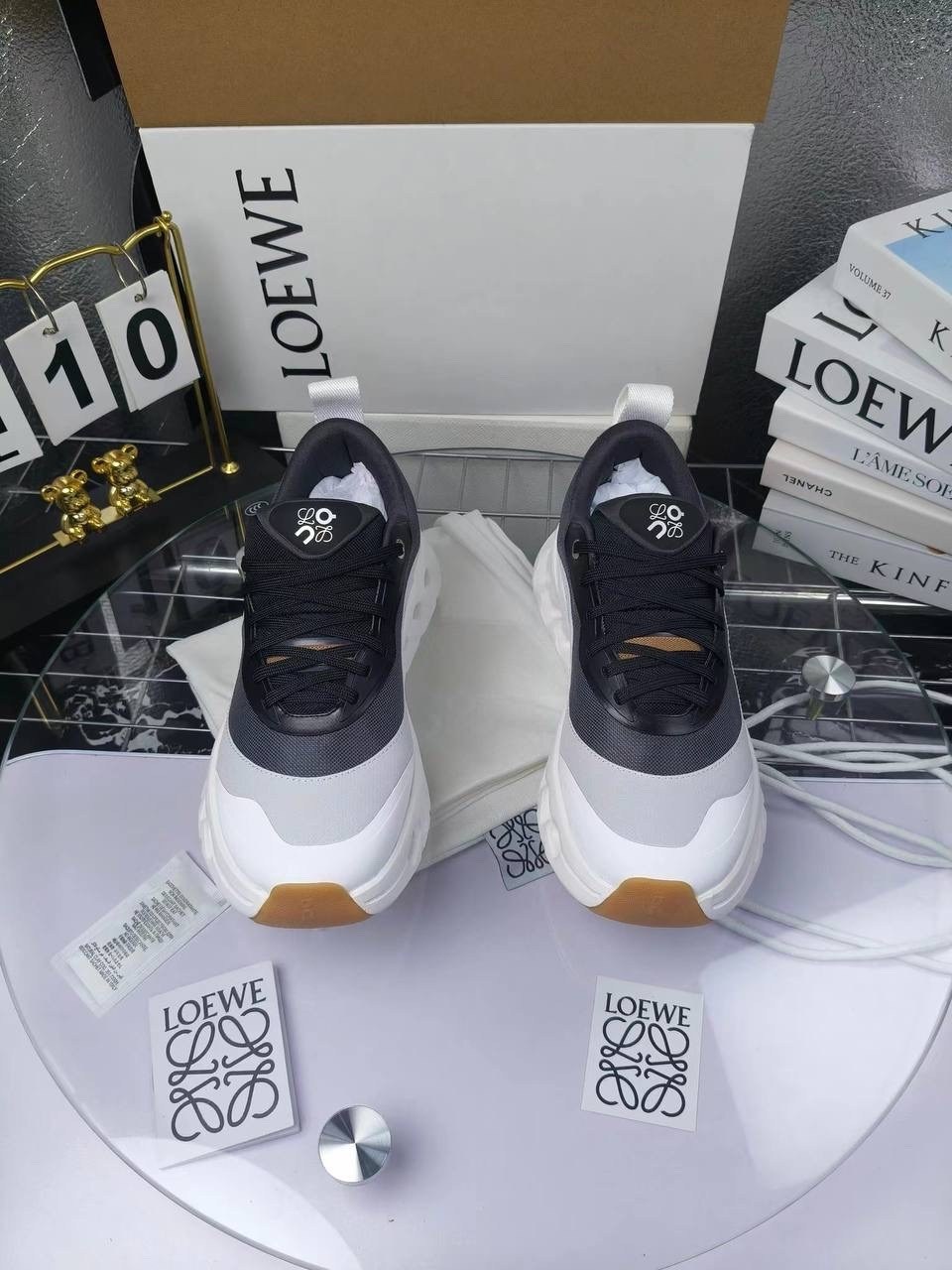 кроссовки loewe,комбинированные кроссовки,кроссовки,on cloud x loewe 9723 повседневная  кроссовки,кроссовки женскиe
