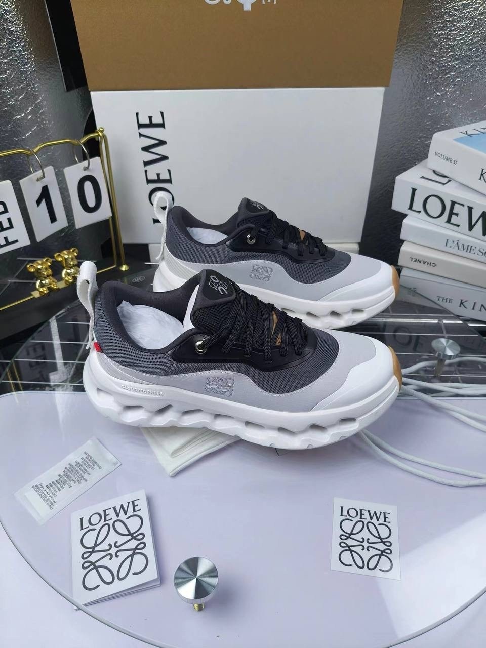 кроссовки loewe,комбинированные кроссовки,кроссовки,on cloud x loewe 9723 повседневная  кроссовки,кроссовки женскиe