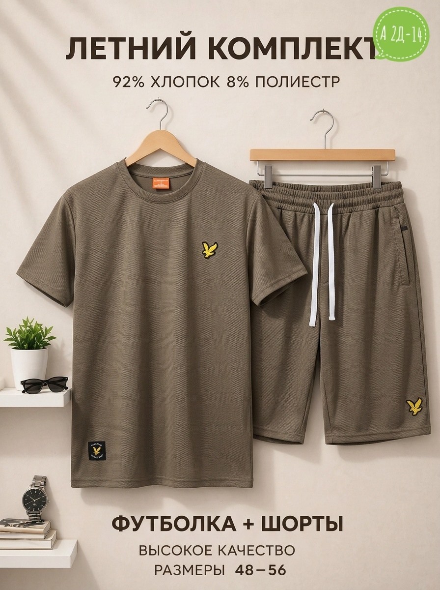 костюм спортивный мужской,летние мужские костюмы,спортивные комплекты,шорты мужские,мужские комплекты