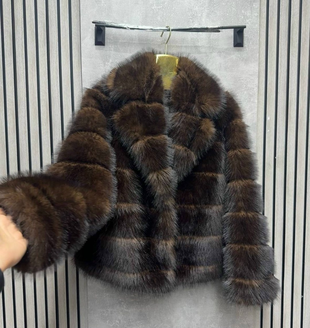 шуба из меха финского песца yana kraft brand,шуба соболь,шуба из песца,шуба из меха финского песца,шуба песец под соболь