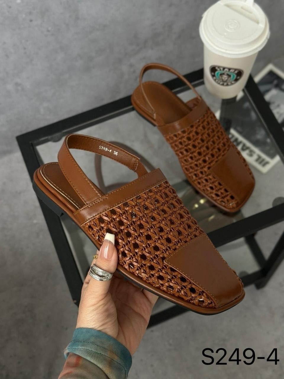 ,летняя женская ,плетеная ,женская ,открытые сандалии