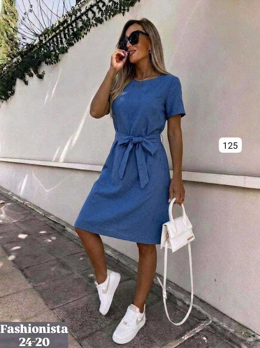 платье женское,платье джинс,платье,платье с поясом,платье женское летнее