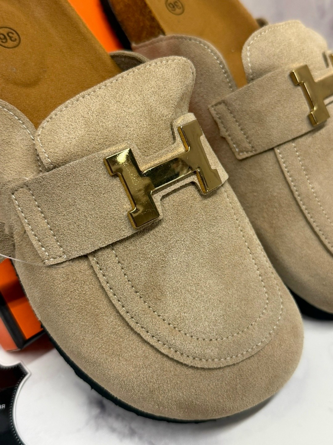 ,мюли hermes,мюли замшевые,мюли женские,эрмес