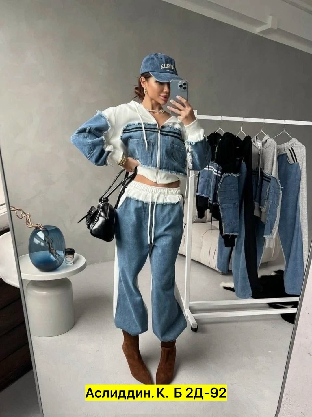 костюм джинсовый,костюм женский,роскошный костюм двойка в стиле спорт шик,стильные костюмы,спортивные костюмы женские