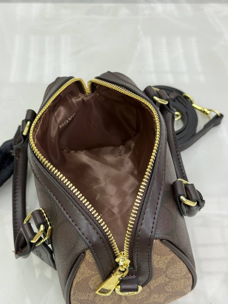 сумка женская coach,coach сумка,coach сумка rowan satchel in signature canvas,сумка coach коричневая,сумка
